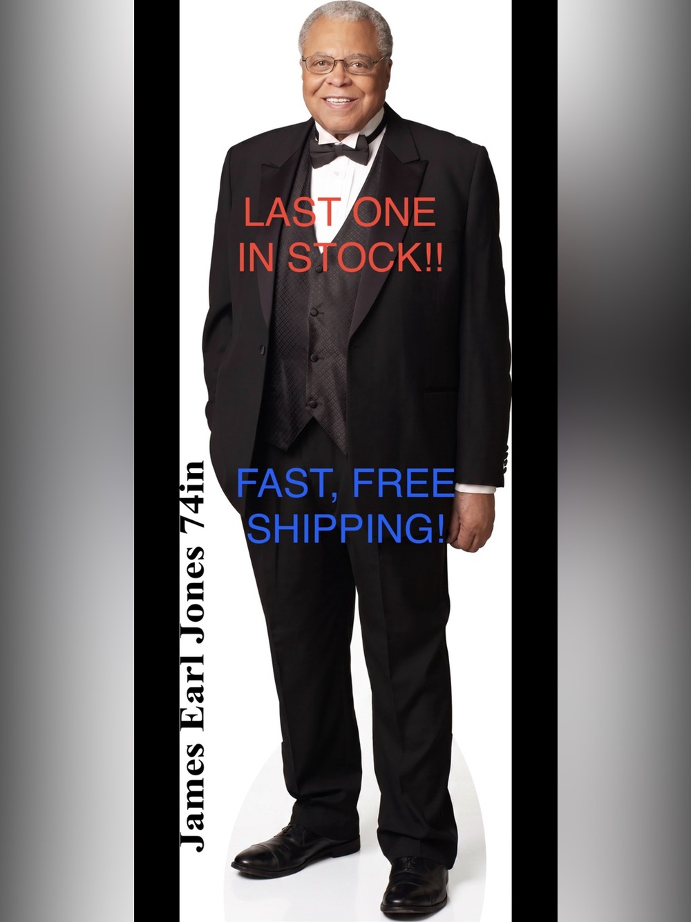 James Earl Jones Life Size Cardboard Cutout with FREE Shipping!